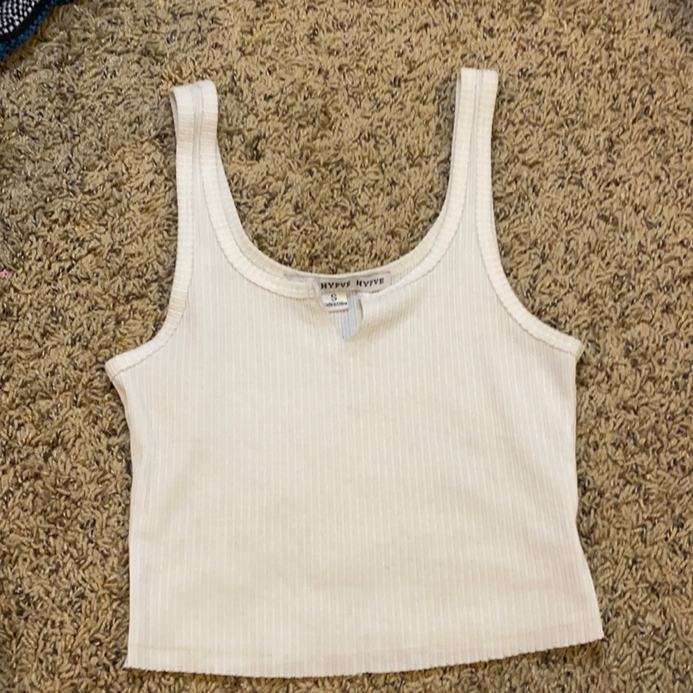 White crop top